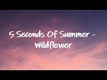 5 Seconds Of Summer Wildflower Lyric V 5 Seconds Of Summer Wildflower Lyric V
