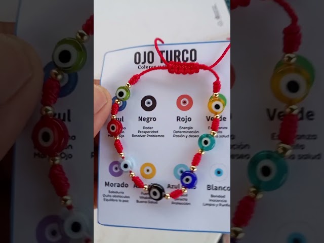 Vídeo relacionado con WHYCNJL 1 pulsera de cordón de mal de ojo con 1 collar de ojo de diablo, hecho a mano, cuerda negra, pulsera de protección, amuleto de la suerte, pulseras de la amistad