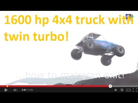 1600 hp 4x4 truck with twin turbo!