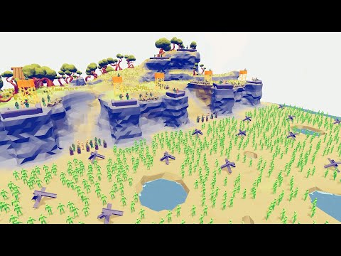 Zombies invade WW2 D-Day Beach And Army Defense Mission - Totally Accurate Battle Simulator TABS