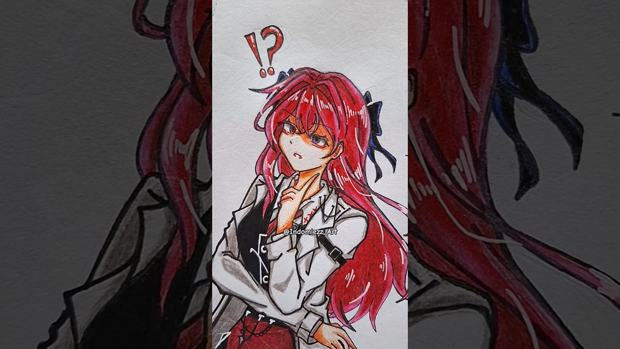 【~°my OC mommy ver⁉️】ib:me? #art #drawing #meme #trend #shorts #fypシ #foryou #mommy #oc #draw