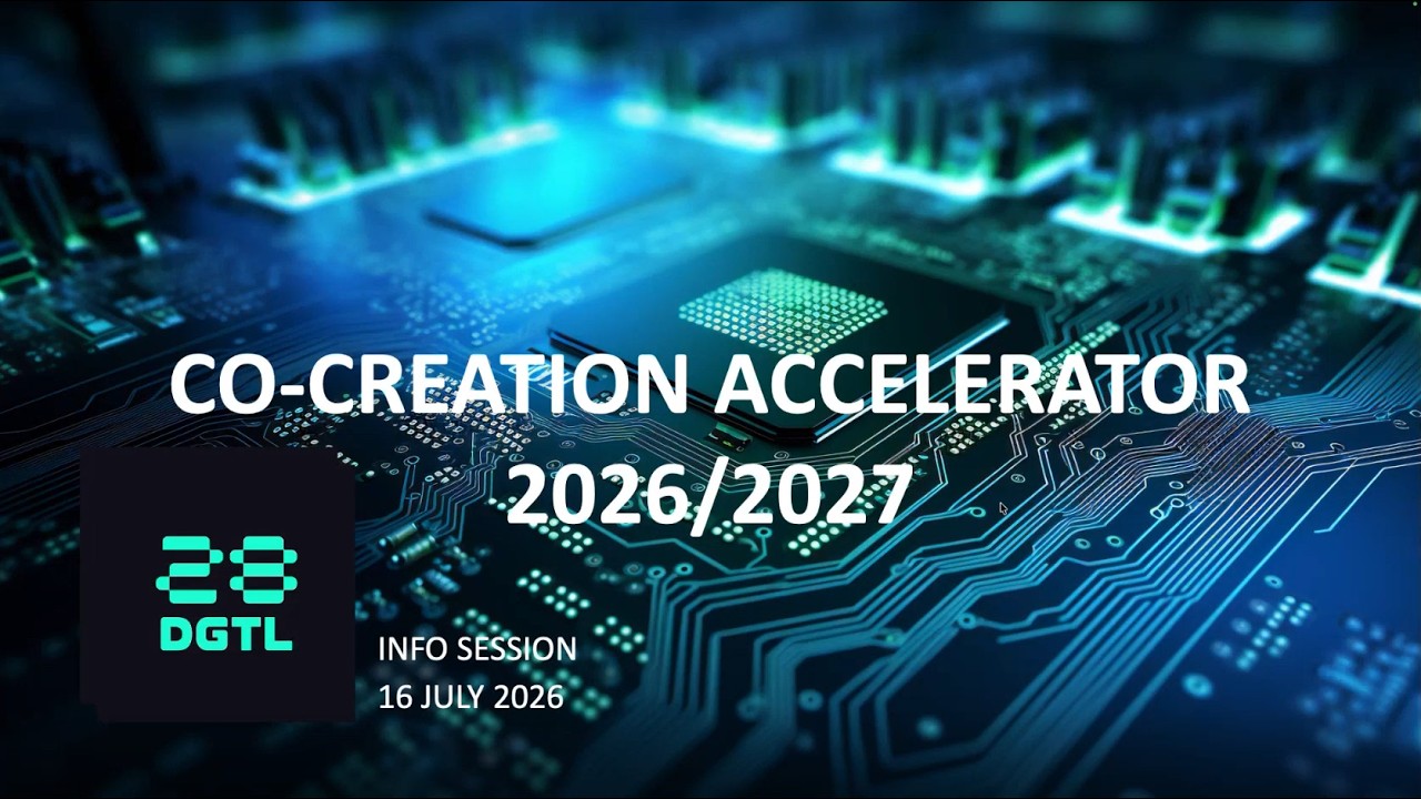 28DIGITAL's Co-Creation Accelerator 2026/2027 | Info Session for Startups