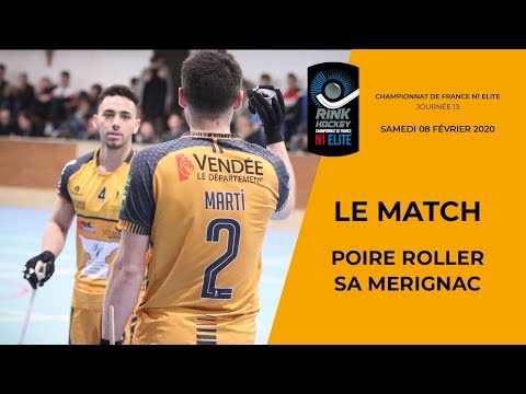 J13 N1 ELITE RINK HOCKEY 2019-2020 POIRE ROLLER 8-4 SA MERIGNAC