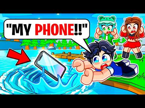 We can't leave until we DRAIN THE LAKE in Roblox...