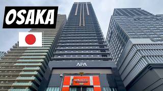 OSAKA JAPAN | Apa Hotel Namba Ekimae Tower Tour | Silent Travel Vlog