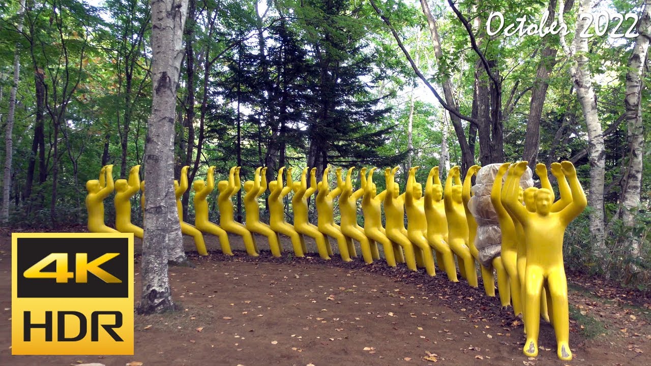 Embark on a captivating walking tour of Sapporo Art Park.