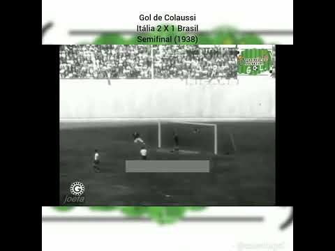Dia 20: Gol de Colaussi - Italia 2 X 1 Brasil (16 de Junho de 1938 - Semifinal)