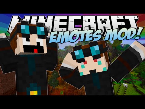 Minecraft | EMOTES MOD! (Become a Living Minecraft Emoji!) | Mod Showcase