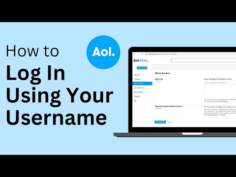 AOL Mail Login Using Username: AOL Mail Log In Tutorial For Beginners !