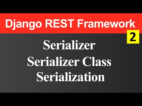 Serializer and Serializertion in Django REST Framework Hindi