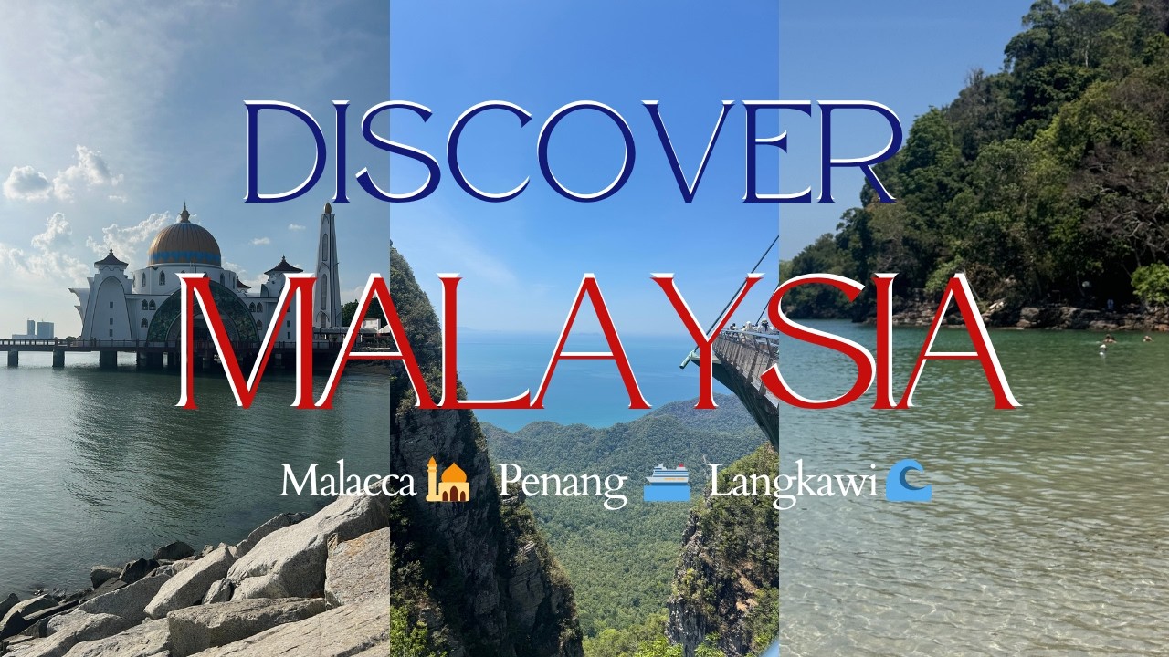Raya Vibes in Malaysia! 🇲🇾✨ Must See Spots in Malacca, Penang & Langkawi (Short Travel Guide)