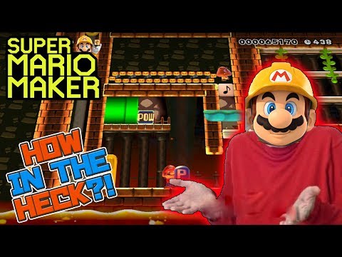 HOW CAN YOU DO THAT?! - Super Mario Maker - Super Expert No Skip with Oshikorosu