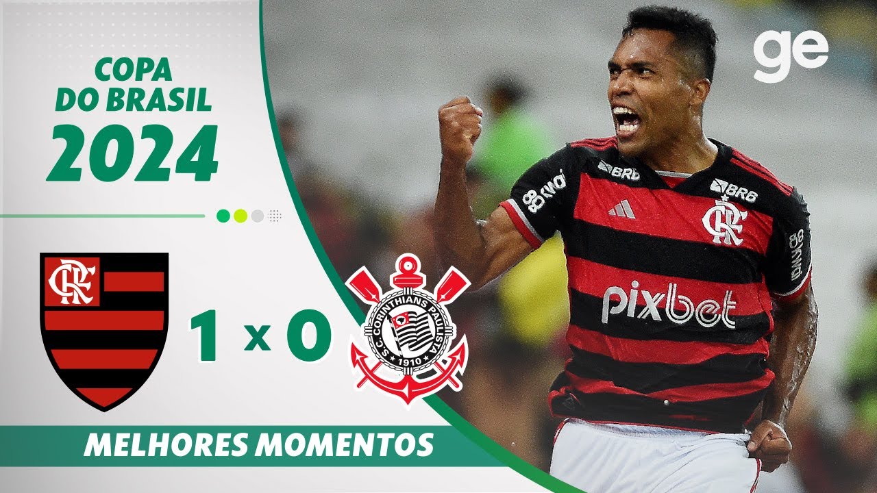 FLAMENGO 1 X 0 CORINTHIANS | MELHORES MOMENTOS | SEMIFINAL COPA DO BRASIL | ge.globo