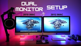 iMAC Dual Monitor Setup: Newer iMAC to older iMAC