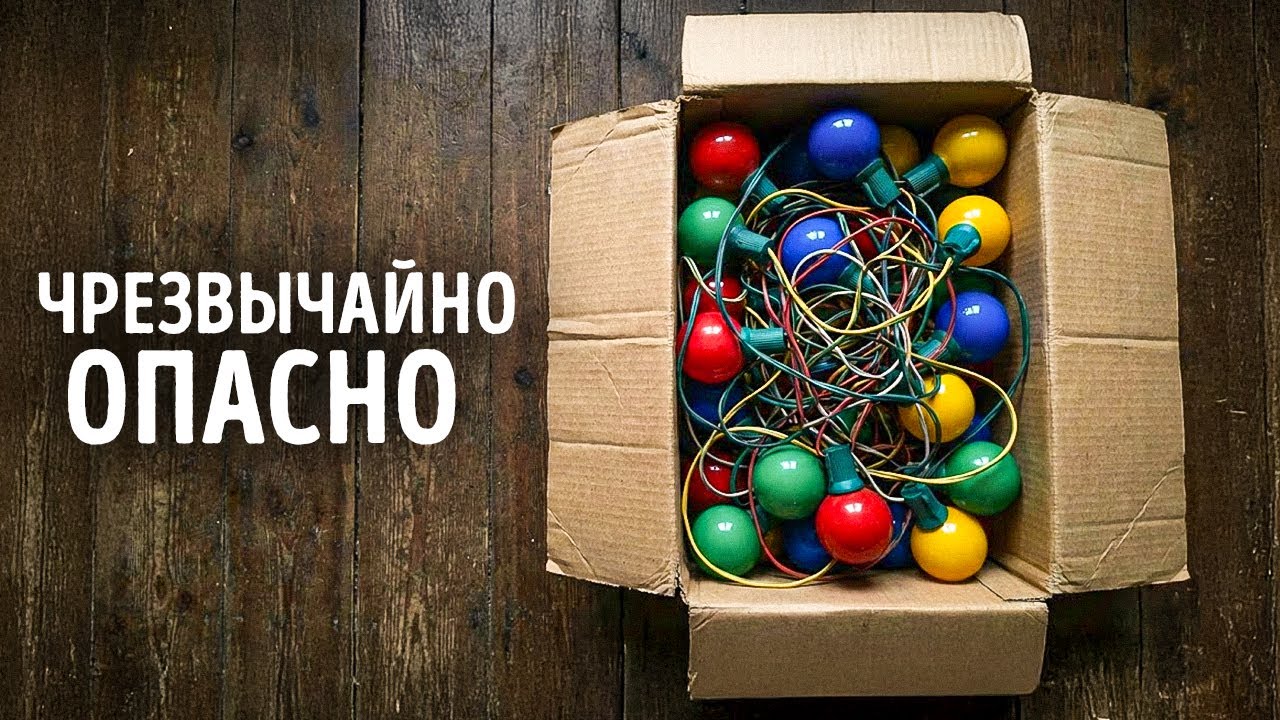 Скрытая опасность рождественских гирлянд (держите вашего питомца подальше)