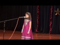Shreya Madhu Sings Hindustanavu Endu Mareyada Bharata Ratnavu Neenaagu