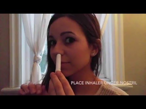 How to use your nasal inhaler