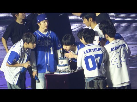 250824 SuperShow 10 in Seoul - Happy Birthday to Yesung