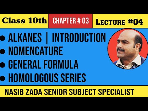 ALKANES/ HOMOLOGOUS SERIES/ CHEMISTRY CLASS/ NASIB ZADA SSS/ PASHTO