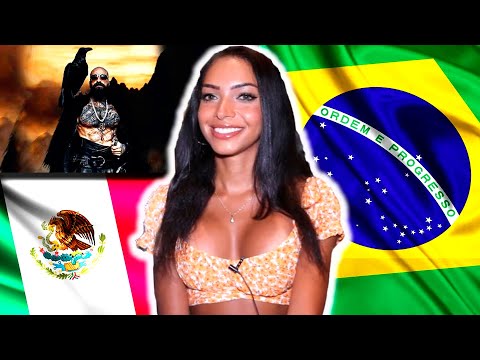 BRASILEÑA REACCIONA A Cartel de Santa, Alemán, Millonario, Adán Cruz​ - TUY
