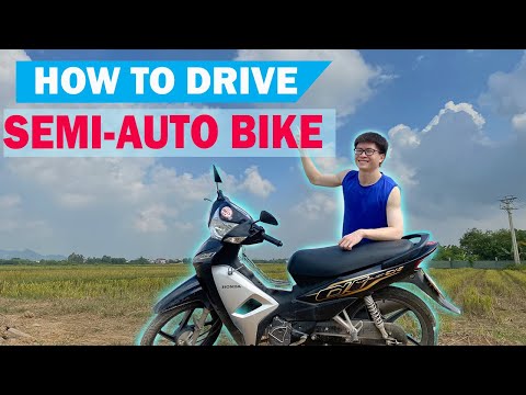 How to drive a Semi-Automatic Motorbike for complete beginners in Vietnam  - Southeast Asia