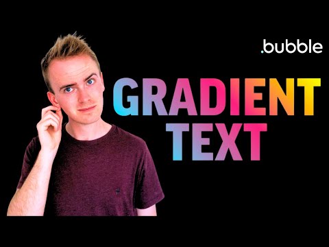 Text Background Gradient in Bubble - FREE, no plugin needed thumbnail