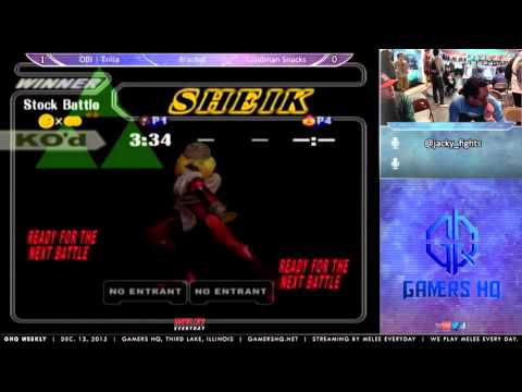 GHQ Weekly [12/13/15] - WR2: ME | Goldman Snacks (Fox, Sheik) vs. Obi (Samus)