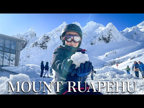 MT. RUAPEHU - Our First Snow Experience! || WHAKAPAPA SKI FIELD || NEW ZEALAND
