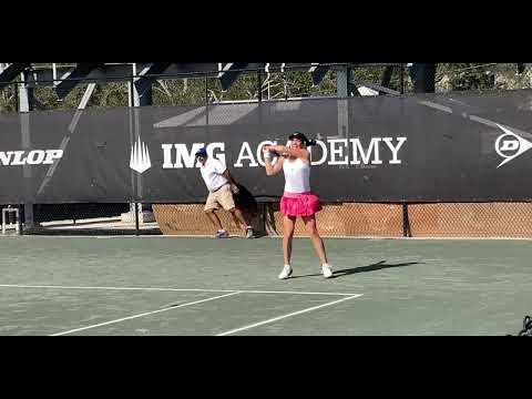 Tereza Valentova 2022 ITF Eddie Herr final