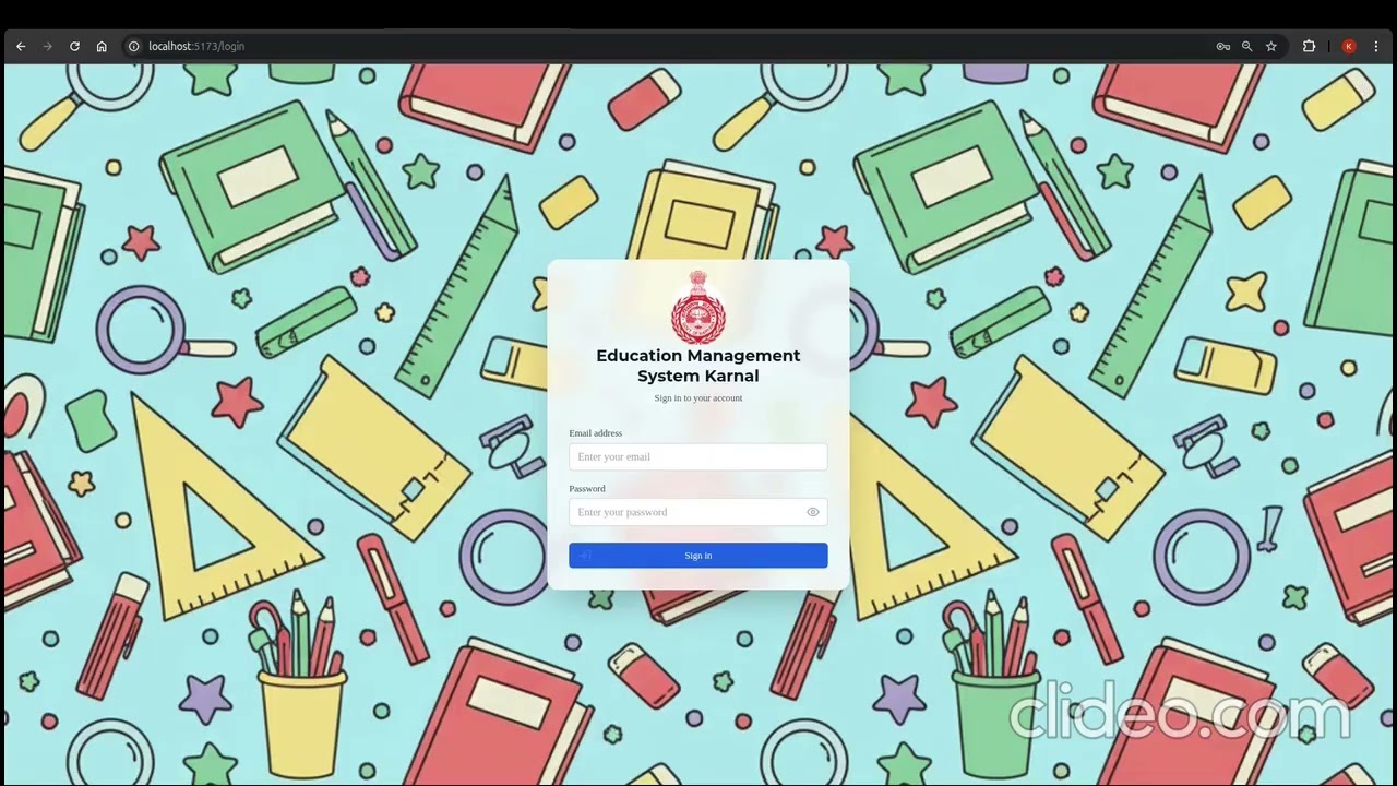 Education Management System - Project Walkthrough