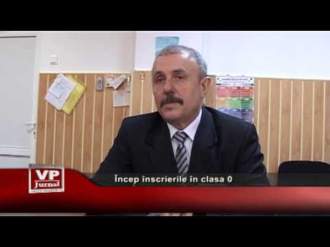 Încep înscrierile în clasa 0