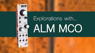 Video thumbnail for Explorations of ALM / Busy Circuits MCO Oscillator (eurorack) by ferry collider