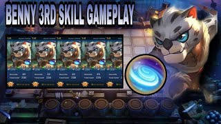 BENNY 3RD SKILL - TIPS &amp; GAMEPLAY | MAGIC CHESS | TOP GLOBAL | Mobile Legends Bang Bang