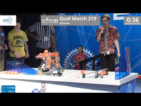VEX Worlds 2016 - VEXIQ Middle School - Science - Qual 319 (11173B 11313) 128