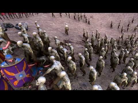 20000 Zombies vs The Roman Imperial Army ( Ultimate Epic Battle Simulator )