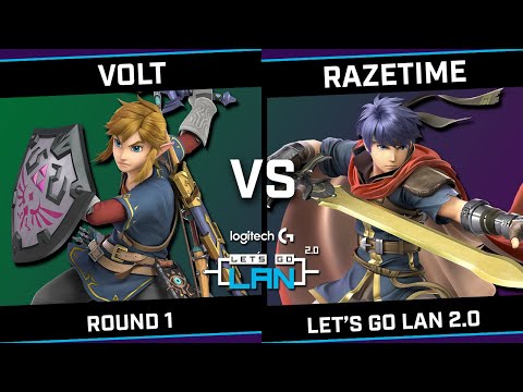 Volt (Link/Lucario) vs Razetime (Ike/Game & Watch) - Logitech G Let's Go LAN 2.0