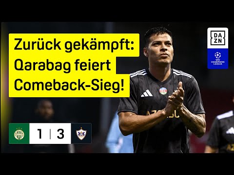 Ferencvaros - Qarabag | UEFA Champions League Playoffs | DAZN Highlights