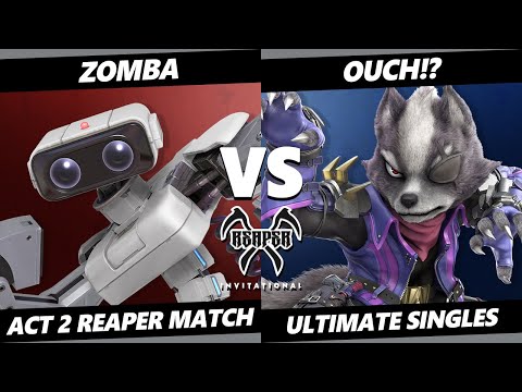 Reaper Invitational - ouch!? (Wolf) Vs. Zomba (ROB) Smash Ultimate - SSBU
