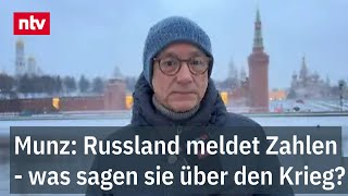 Munz: Russland meldet Zahlen - was sagen sie über den Krieg? - "2,3 Millionen klingt viel" | ntv