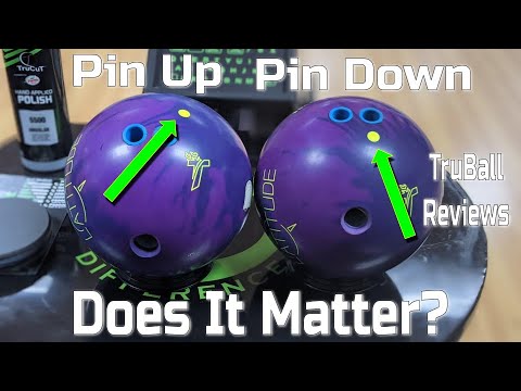 PIN UP Vs. PIN DOWN | BOWLING  BALL LAYOUT COMPARISON - TruBall Reviews
