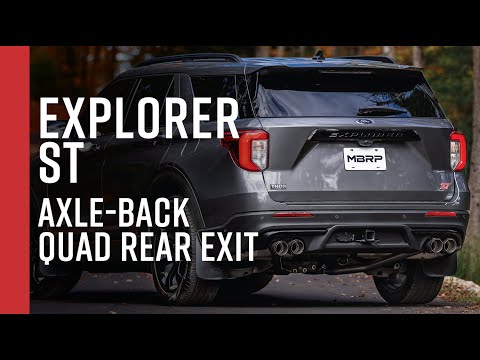 2020+ FORD EXPLORER ST // MBRP 2.5" Axle-Back, Quad Rear Exit Exhaust