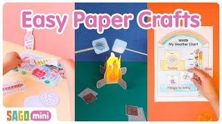 Easy Paper Craft Playtime with Sago Mini!