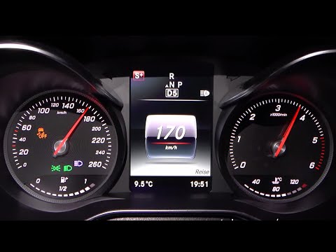 2015 Mercedes-Benz C 250 d 4Matic T 204 HP 0-100 km/h & 0-100 mph Acceleration GPS