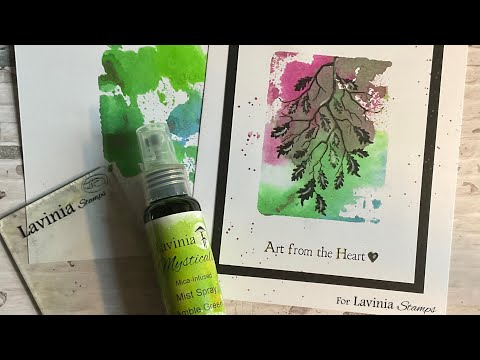 Technique Tuesday With Mystical Block Backgrounds by Jo Rice #laviniastamps #Mysticalsprays