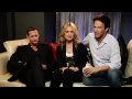 EW interview with Anna Paquin, Alexander Skarsgård and Stephen Moyer at Comic Con