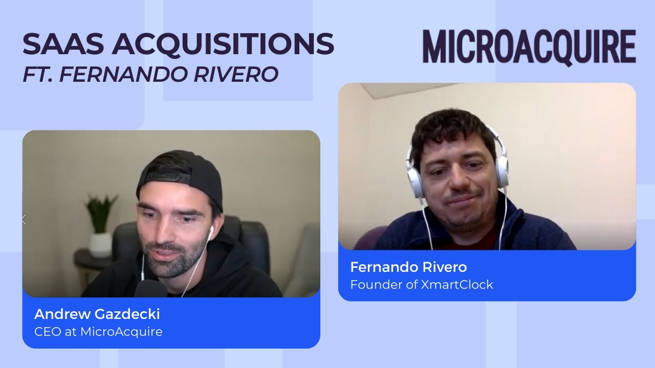 How Fernando Rivero Scored a $250K SaaS Exit with XmartClock