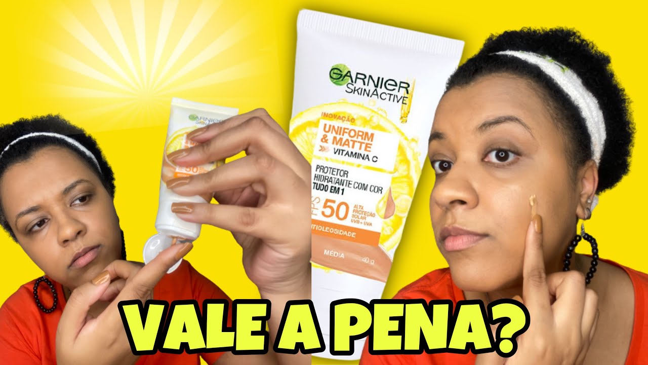 RESENHA PROTETOR SOLAR GARNIER FPS 50 C/ COR | COR MÉDIA | APLICAÇÃO E REAPLICAÇÃO | *pele mista