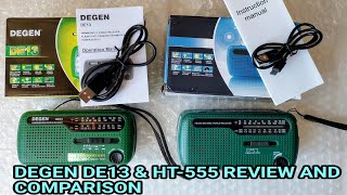 DEGEN DE13 & HT-555 REVIEW AND COMPARISON
