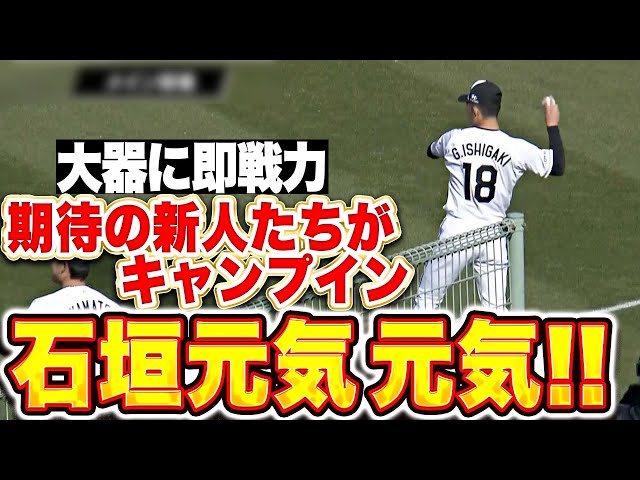 【堂々たる姿】石垣・毛利・冨士・大聖『即戦力に大器…期待のルーキーたちに胸が高鳴る！』