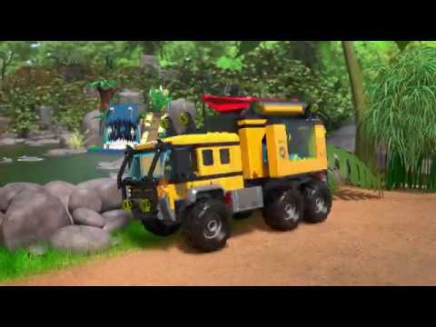 Mobiles Dschungel-Labor - LEGO City Dschungel - Produkt-Animation